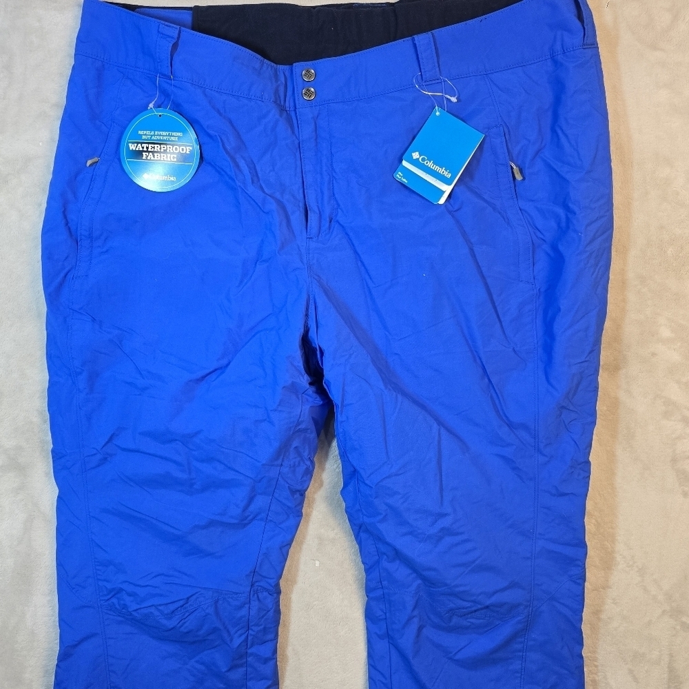 COLUMBIA WOMENS MODERN MOUNTAIN 2.0 WINTER SNOW PANTS INSULATED WATERPROOF Sz 3x - Picture 3 of 9